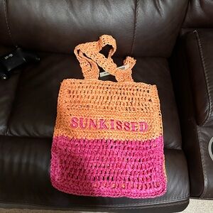 No Boundaries Sunkissed Orange and Pink Tote